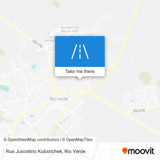 Rua Juscelino Kubstichek map