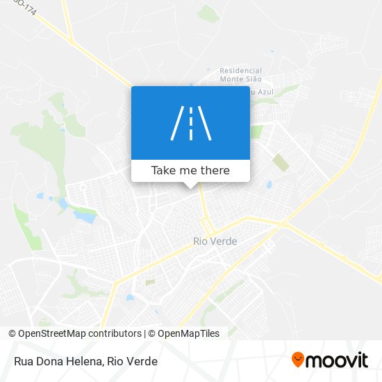 Mapa Rua Dona Helena