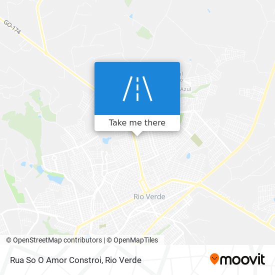 Mapa Rua So O Amor Constroi