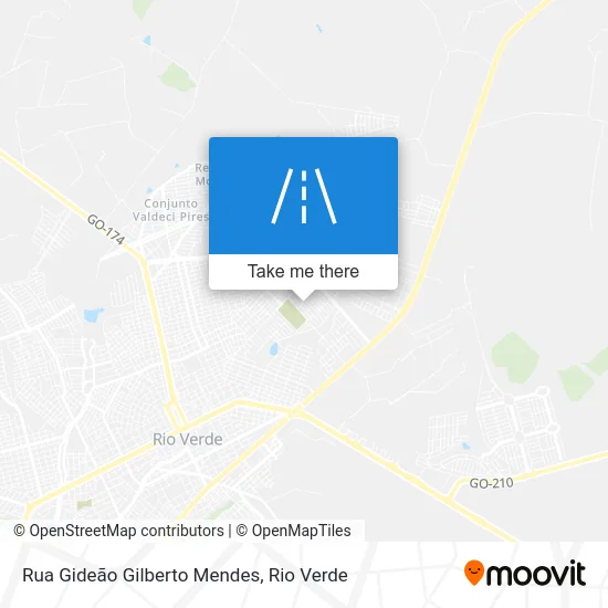 Rua Gideão Gilberto Mendes map