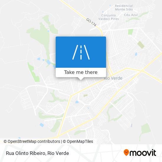 Rua Olinto Ribeiro map