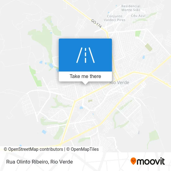 Rua Olinto Ribeiro map
