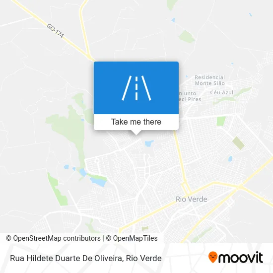 Rua Hildete Duarte De Oliveira map