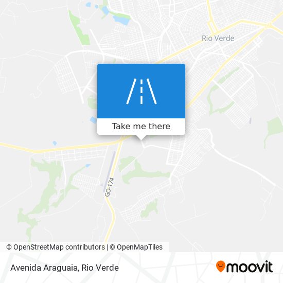 Mapa Avenida Araguaia