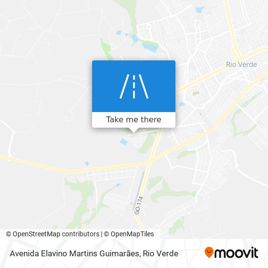 Avenida Elavino Martins Guimarães map