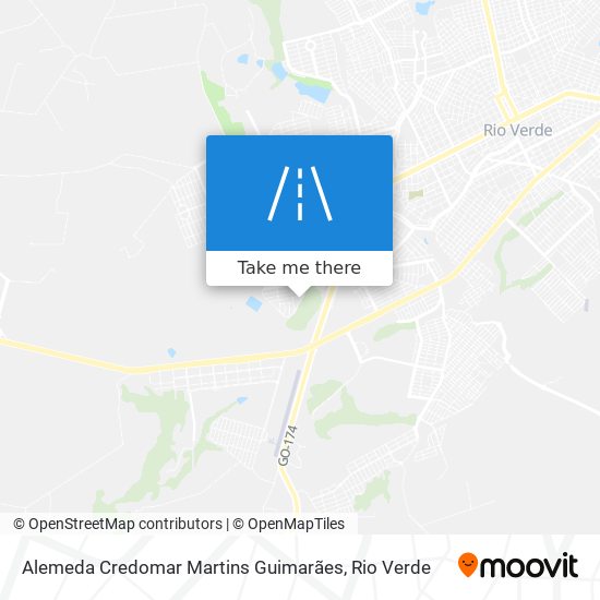 Alemeda Credomar Martins Guimarães map