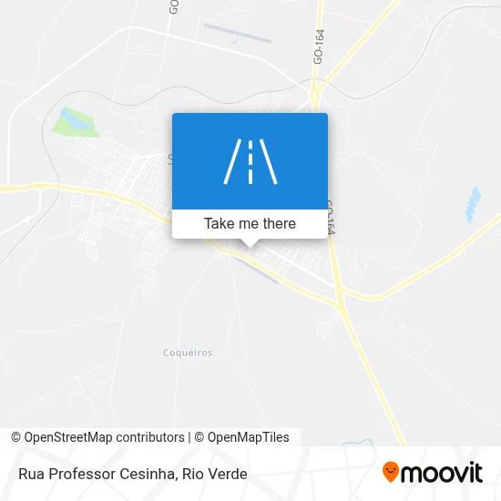 Rua Professor Cesinha map