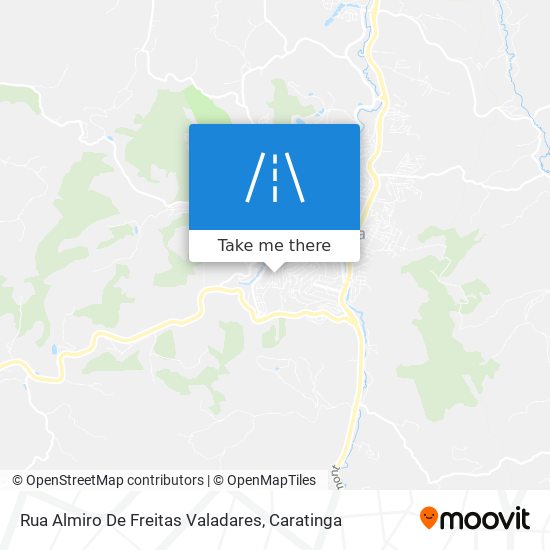 Rua Almiro De Freitas Valadares map