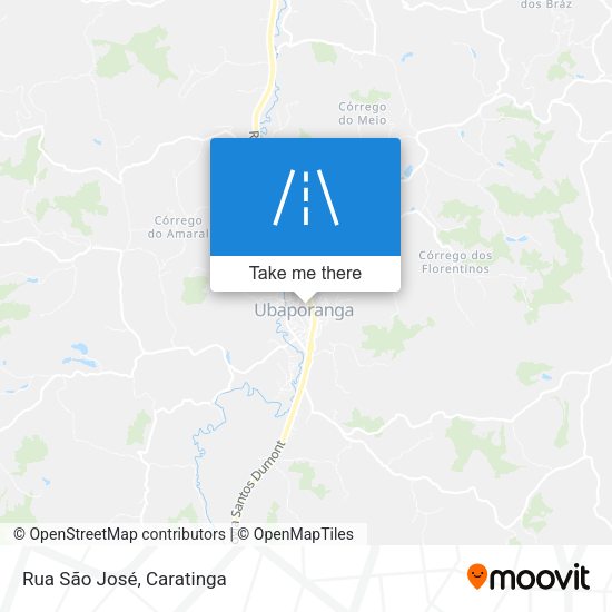 Rua São José map