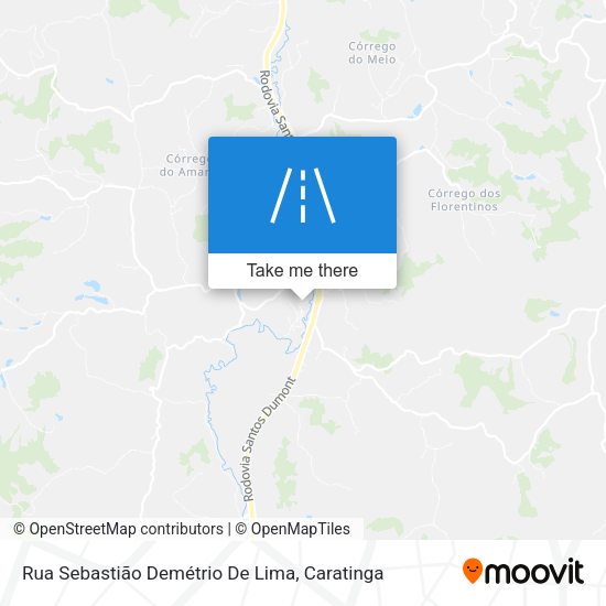 Rua Sebastião Demétrio De Lima map