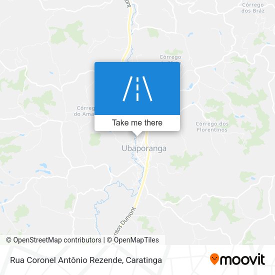 Rua Coronel Antônio Rezende map
