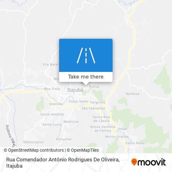 Rua Comendador Antônio Rodrigues De Oliveira map