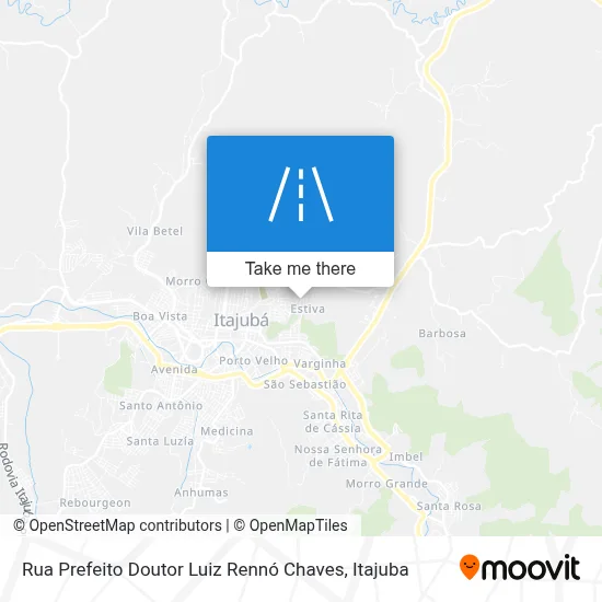 Rua Prefeito Doutor Luiz Rennó Chaves map