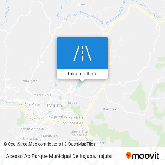 Acesso Ao Parque Municipal De Itajubá map