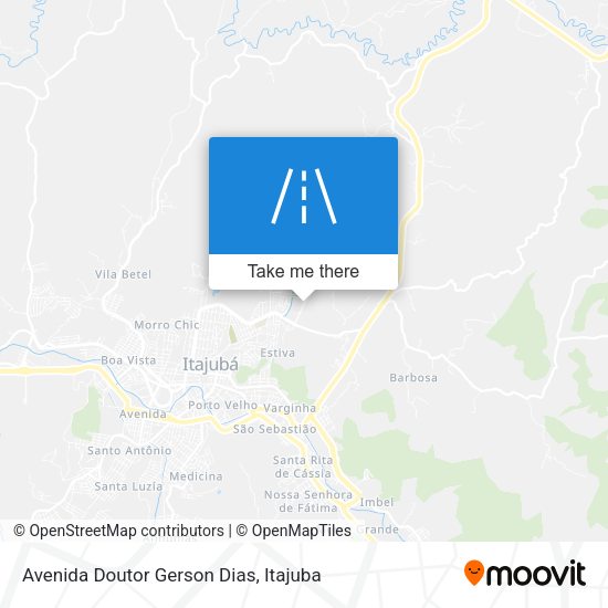 Avenida Doutor Gerson Dias map