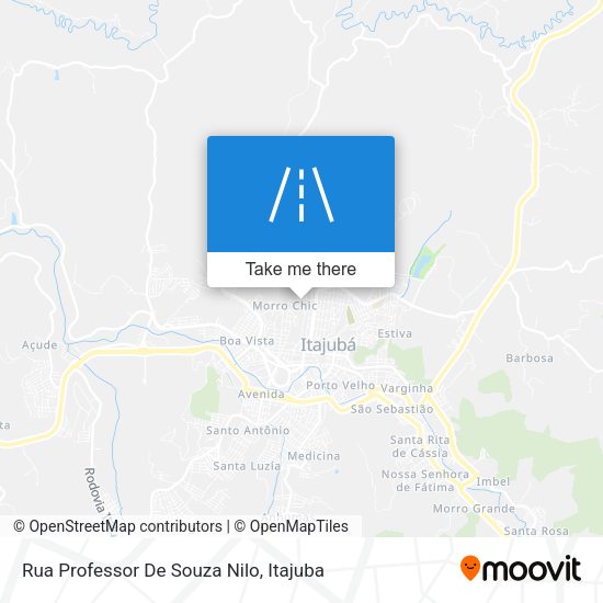 Rua Professor De Souza Nilo map