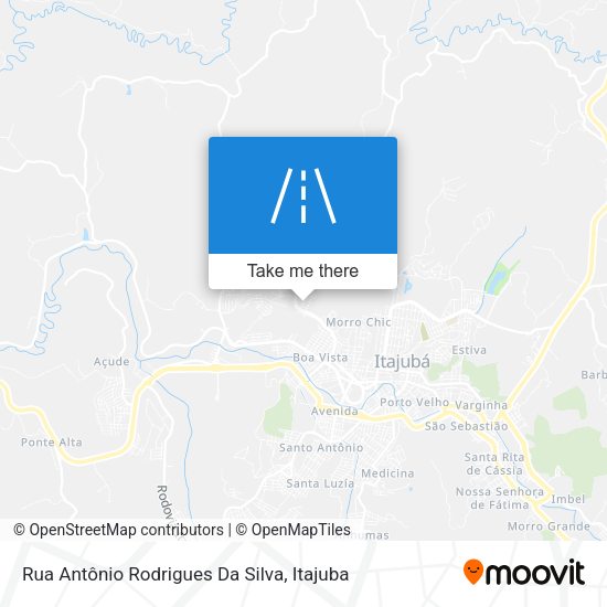 Rua Antônio Rodrigues Da Silva map