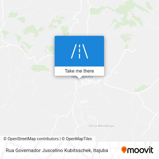 Rua Governador Juscelino Kubitsschek map