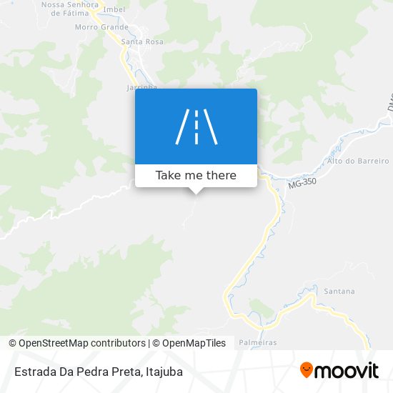 Estrada Da Pedra Preta map