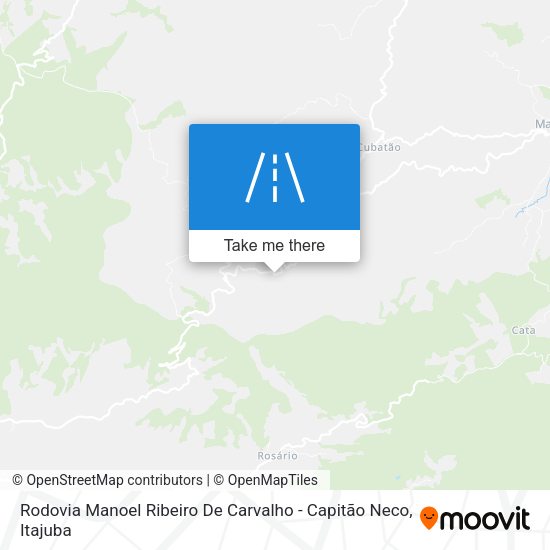 Rodovia Manoel Ribeiro De Carvalho - Capitão Neco map