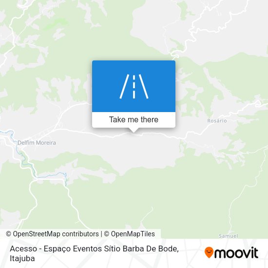 Acesso - Espaço Eventos Sítio Barba De Bode map