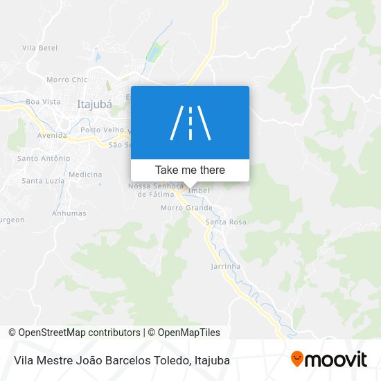 Vila Mestre João Barcelos Toledo map