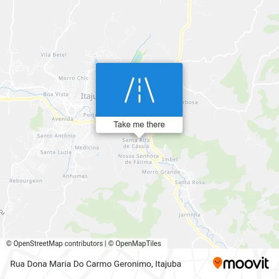 Rua Dona Maria Do Carmo Geronimo map