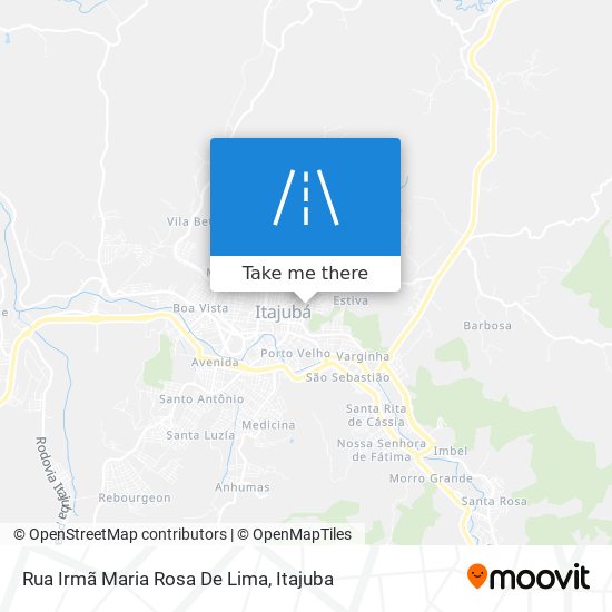 Mapa Rua Irmã Maria Rosa De Lima
