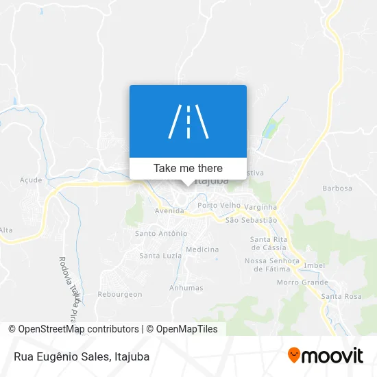 Rua Eugênio Sales map