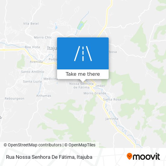 Mapa Rua Nossa Senhora De Fátima