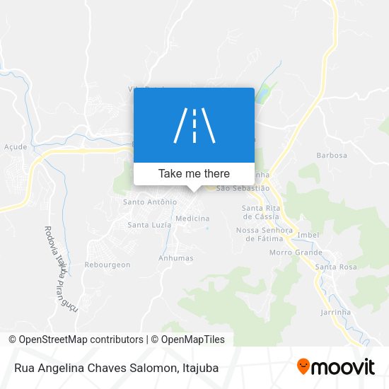 Rua Angelina Chaves Salomon map