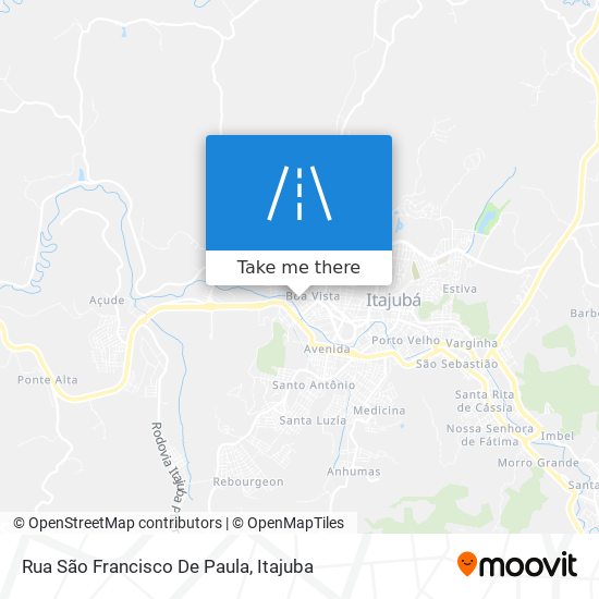 Mapa Rua São Francisco De Paula