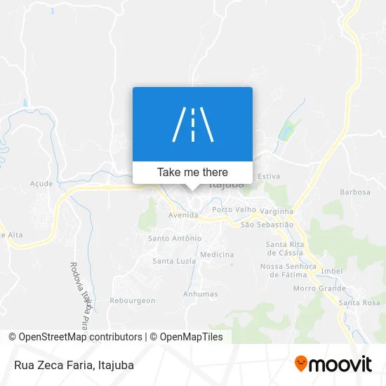 Rua Zeca Faria map