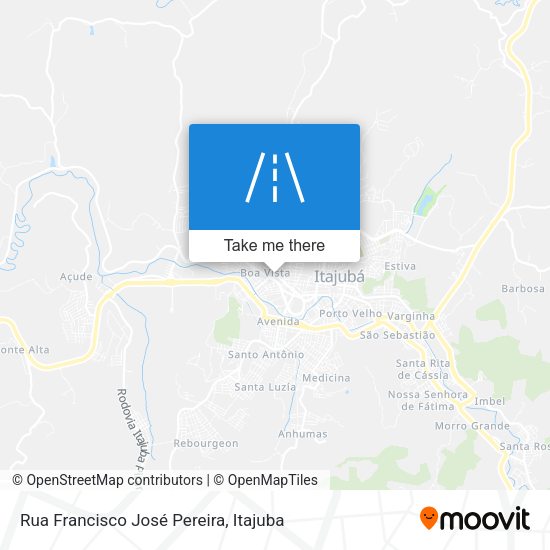 Rua Francisco José Pereira map