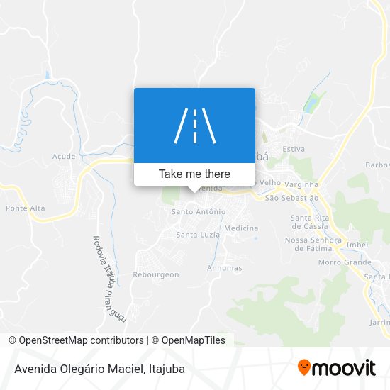 Avenida Olegário Maciel map