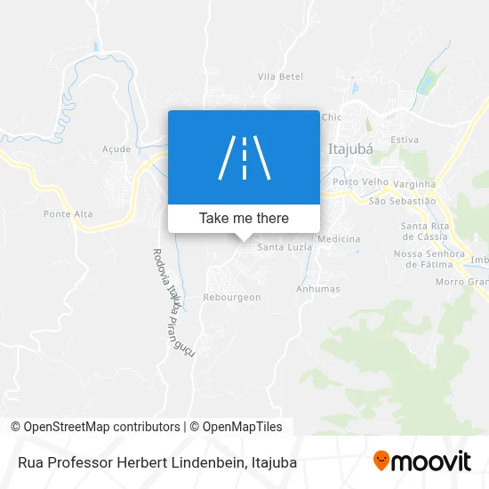 Rua Professor Herbert Lindenbein map