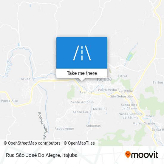 Rua São José Do Alegre map