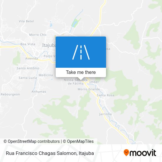 Rua Francisco Chagas Salomon map