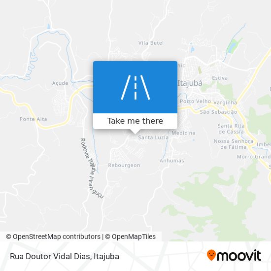 Rua Doutor Vidal Dias map