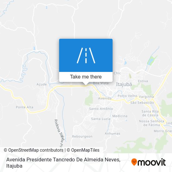 Avenida Presidente Tancredo De Almeida Neves map