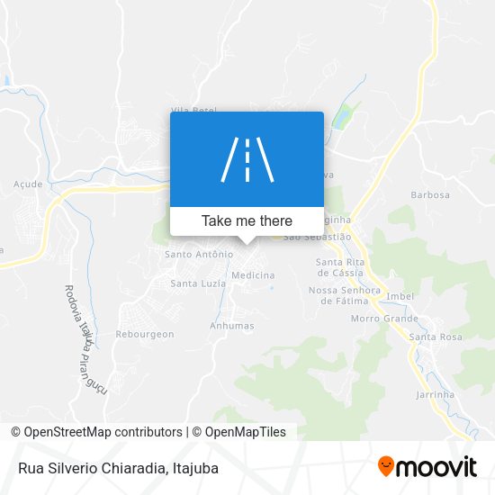 Rua Silverio Chiaradia map