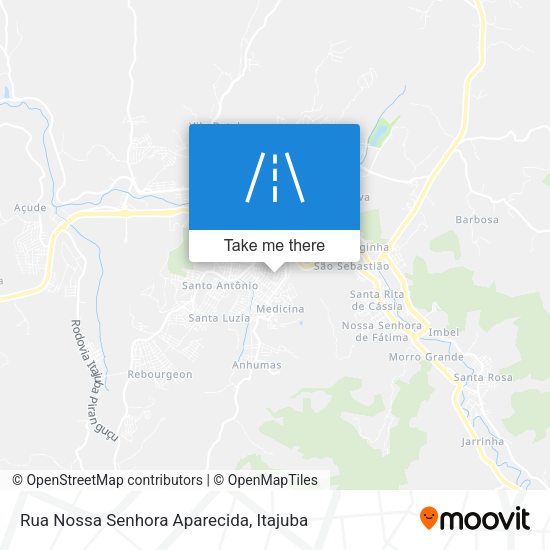 Rua Nossa Senhora Aparecida map
