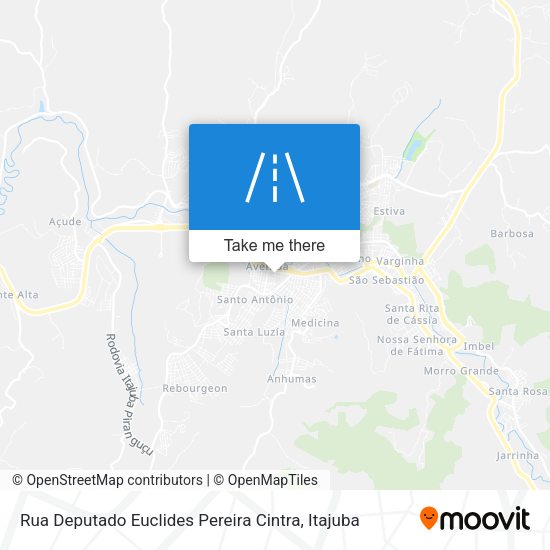 Rua Deputado Euclides Pereira Cintra map