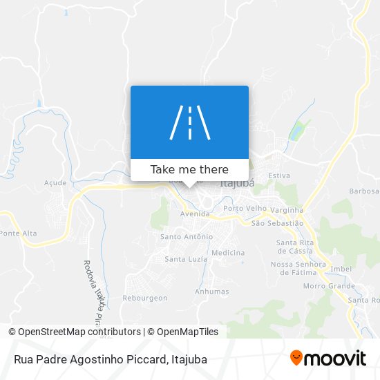 Rua Padre Agostinho Piccard map