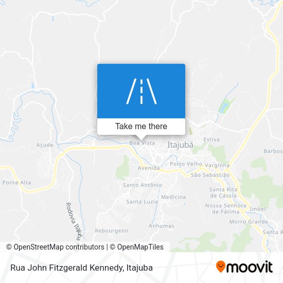 Rua John Fitzgerald Kennedy map
