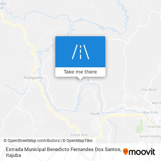 Estrada Municipal Benedicto Fernandes Dos Santos map