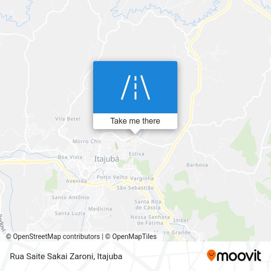 Rua Saite Sakai Zaroni map