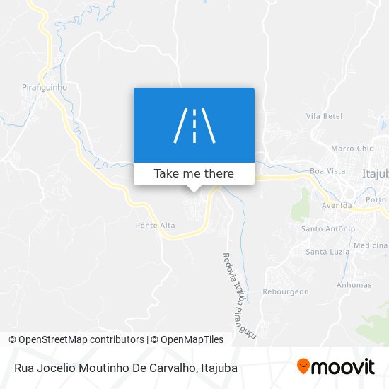 Rua Jocelio Moutinho De Carvalho map