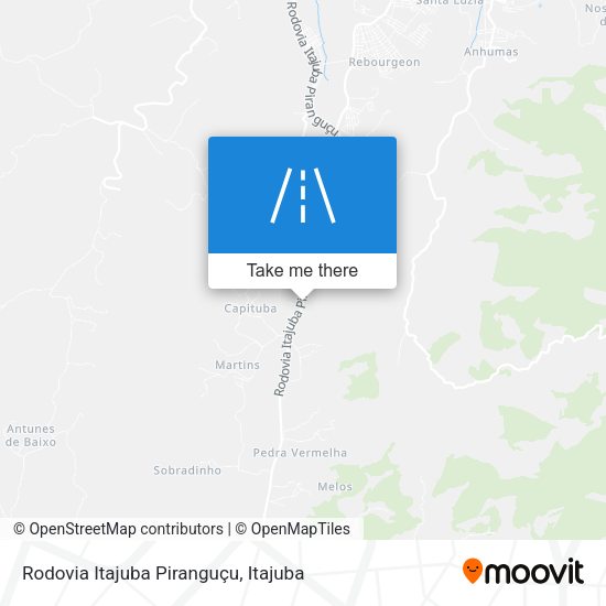 Rodovia Itajuba Piranguçu map