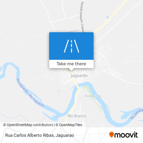 Mapa Rua Carlos Alberto Ribas